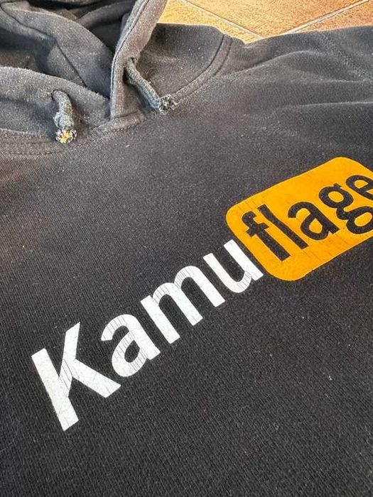 Kamuflage sweatshirt hoody Naughty black