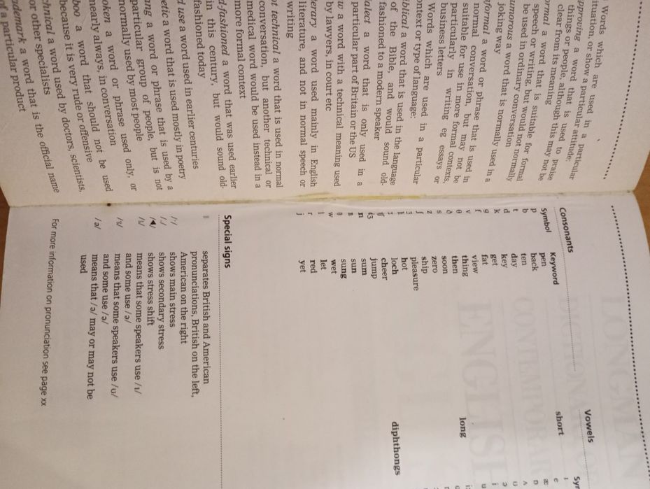 Słownik Longman dictionary of contemporary English