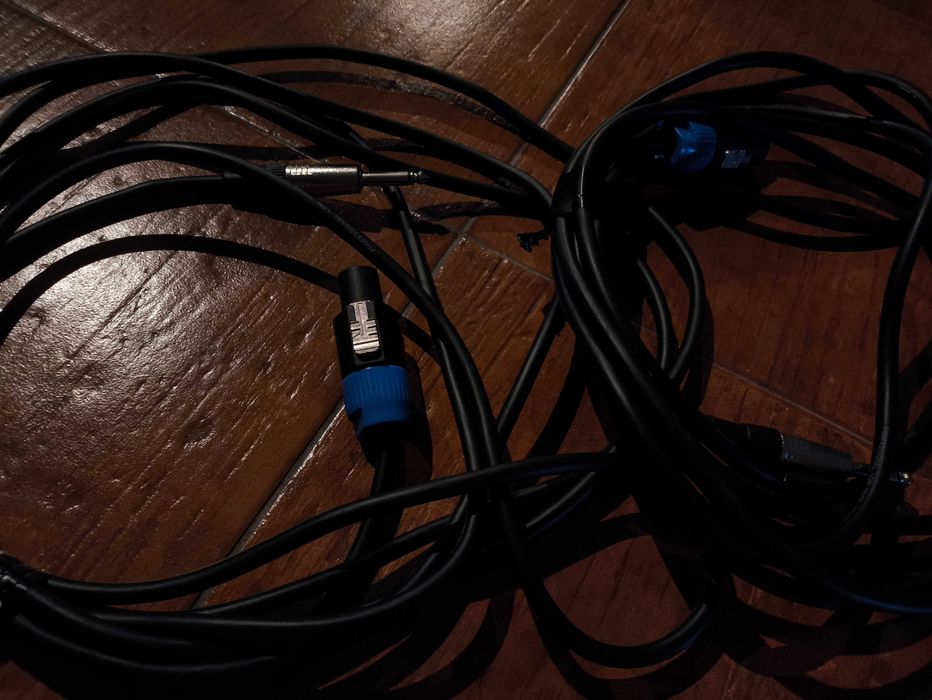 Cabos de som para colunas 2 cabos