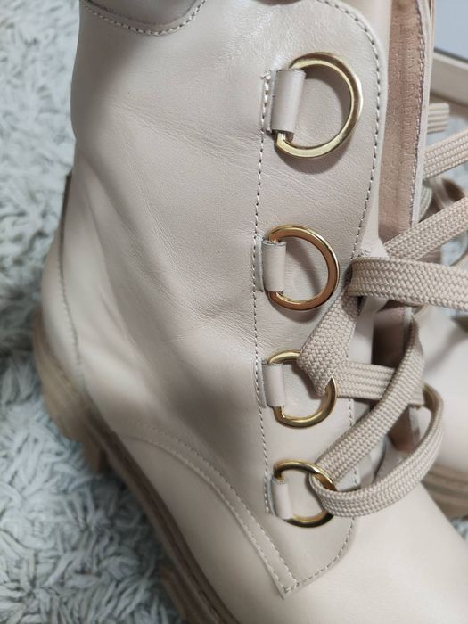 Skórzane botki Paso a Paso 36