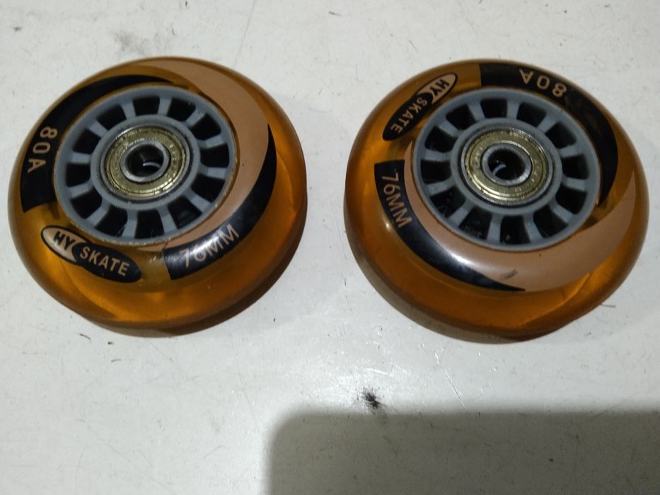 Kółka kauczukowe do rolek HY-Skate 76 mm 80 a