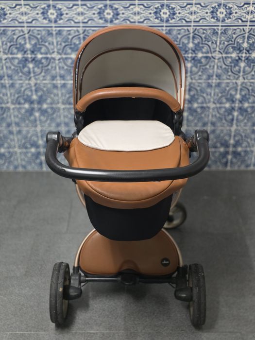 Carrinho Mima, com alcofa, baby coque e cadeira de passeio