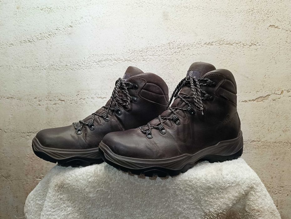 Buty trekkingowe SCARPA TERRA GTX r.44,5 skóra Gore-Tex stan bardzo dobry