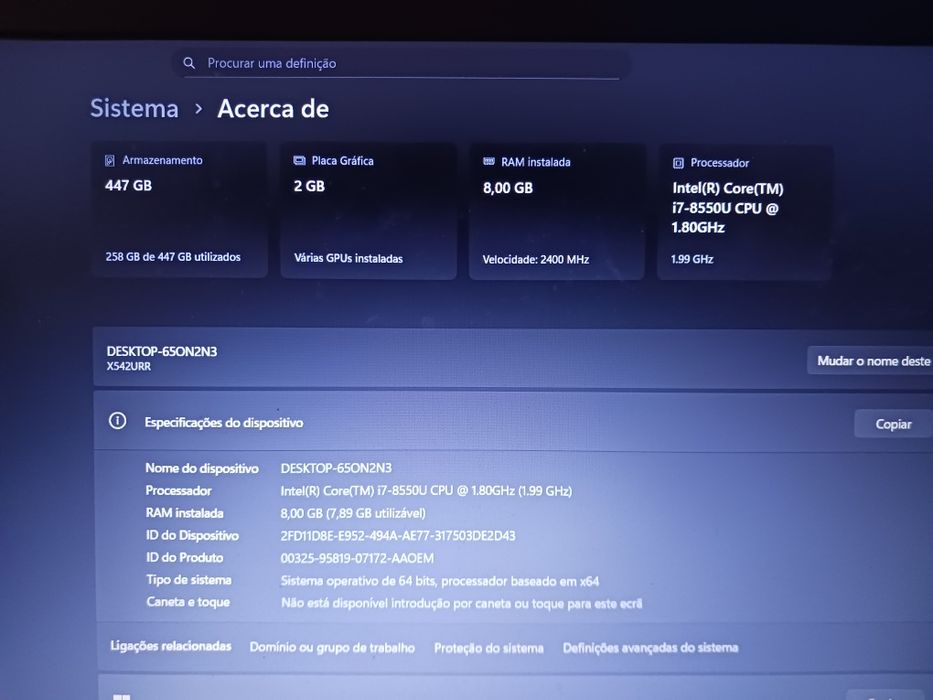Pc portatil ASUS