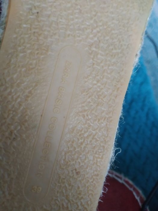 Zara espadryle skórzane 39