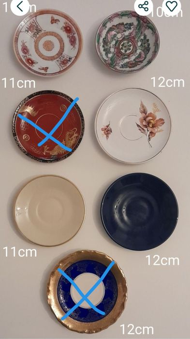 Pratos pequenos vários