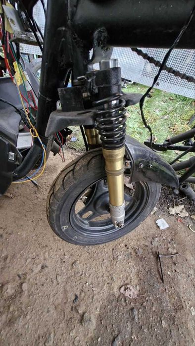 Колеса резина диски вилка траверса Honda dio 34