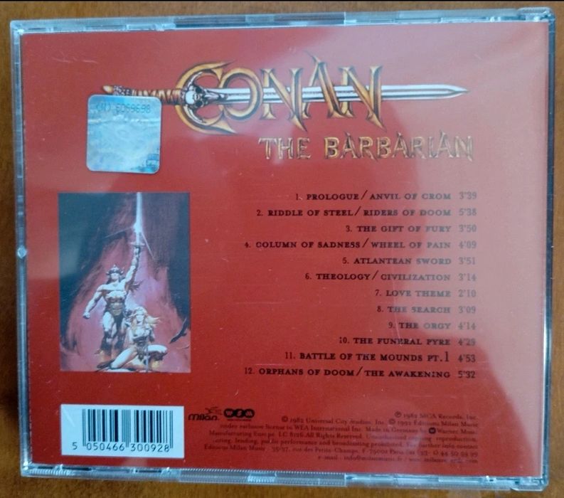 Płyta CD "Conan Barbarzyńca" (Conan the Barbarian)