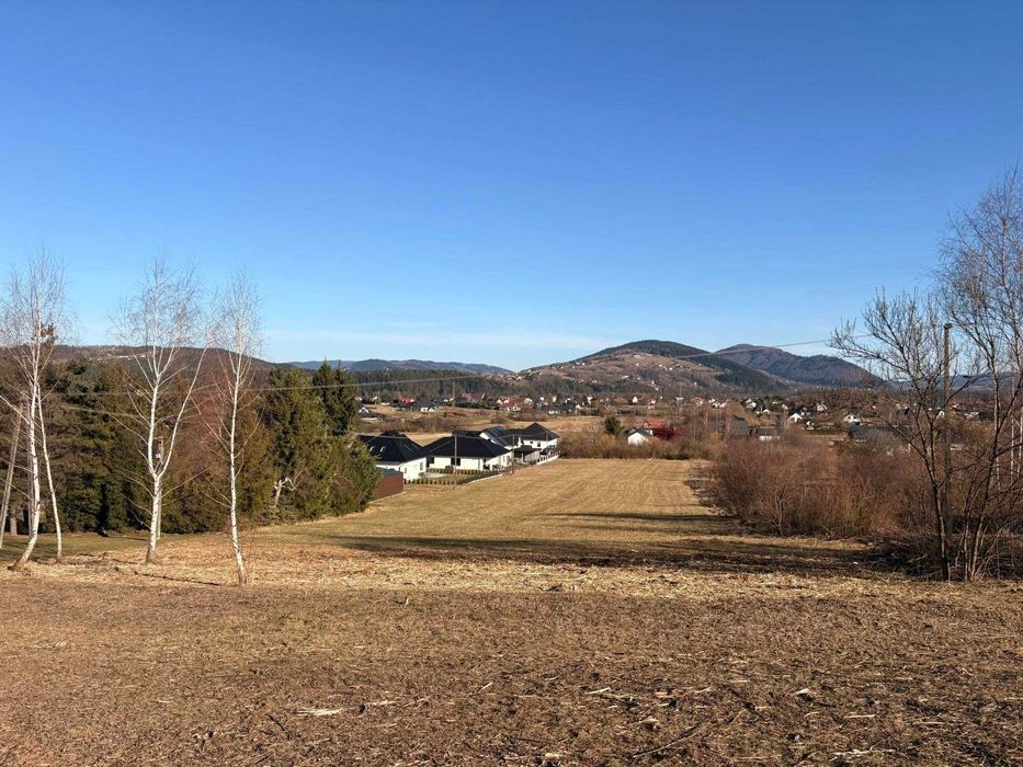 Mulczowanie działki przygotowanie terenu pod budowę Limanowa