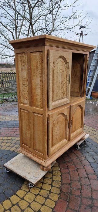 Szafka dębowa/Rtv/lite drewno