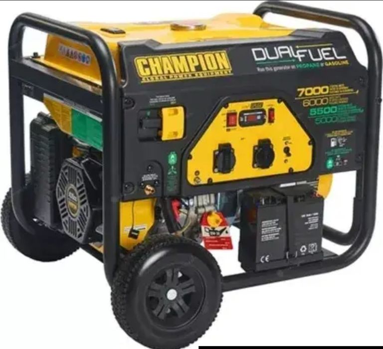 Двопаливний генератор CHAMPION CPG7500E2-DF-EU
