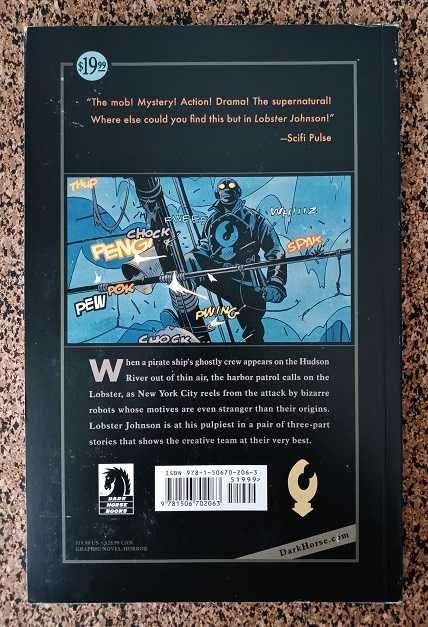 BD - Lobster Johnson: The Pirate's Ghost and Metal Monsters of Midtown
