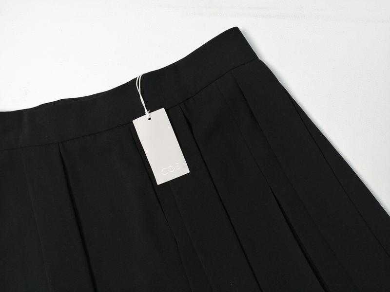 Брендовая Асимметричная юбка со складками COS