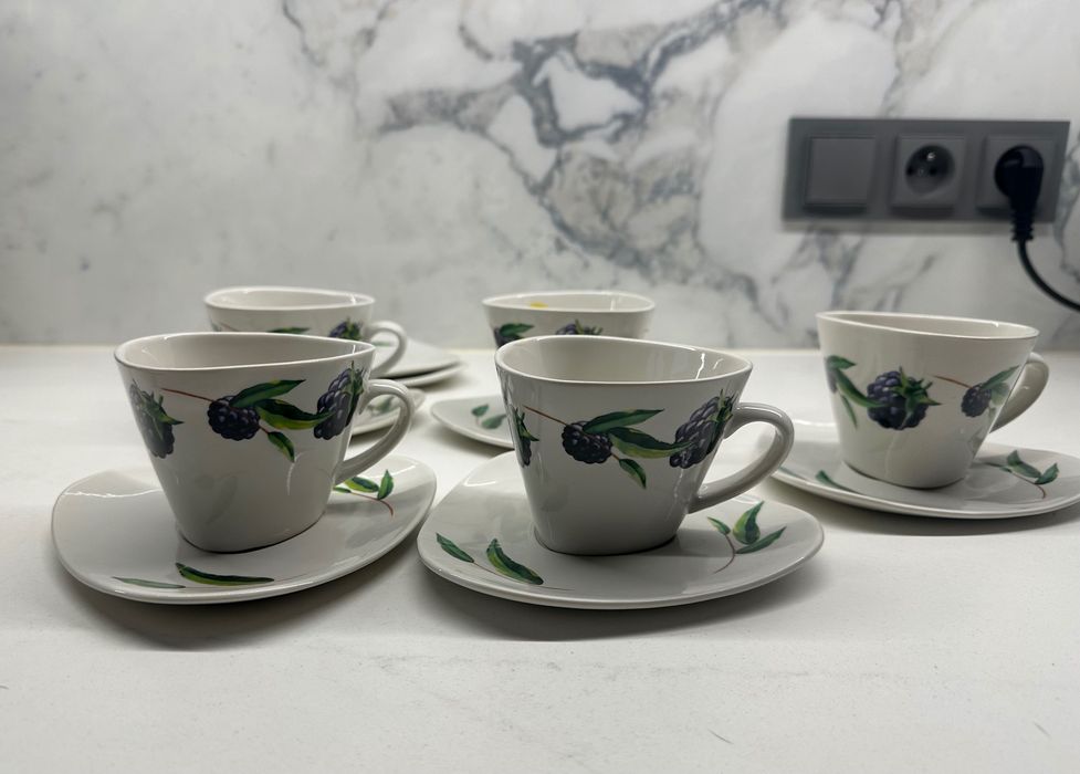 Filiżanki do kawy porcelanowe Lipton