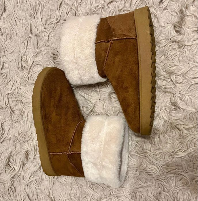 Botki śniegowce PRIMARK Kolor camel Rozmiar 39 jak ugg