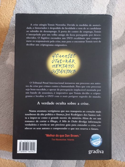 José Rodrigues dos Santos : a mão do diabo