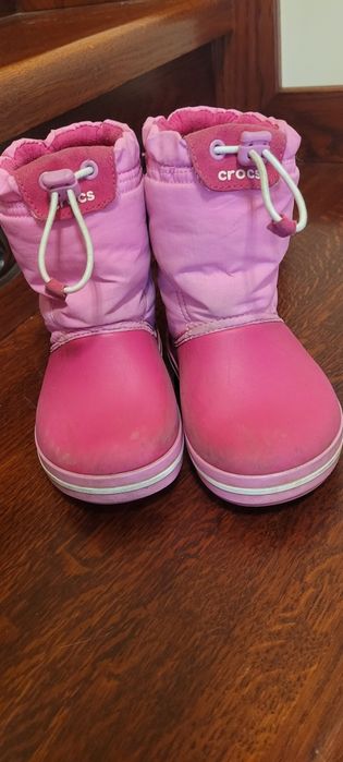 Crocs для дівчинки чобітки весна не промораючі