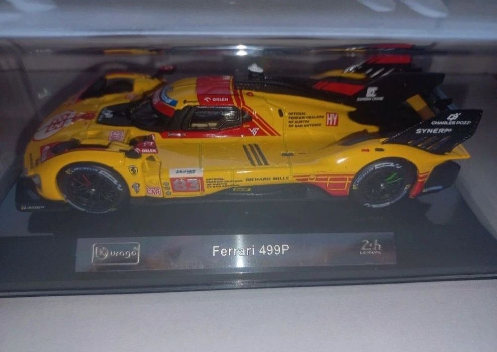 Bburago Ferrari 499P AF CORSE team, Robert Kubica, skala 1:43