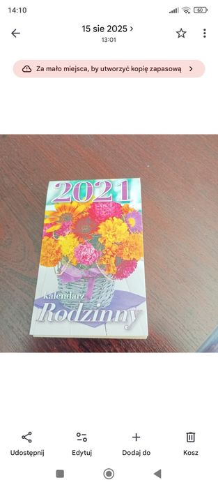 94* Kalendarz zdzierak z 2021