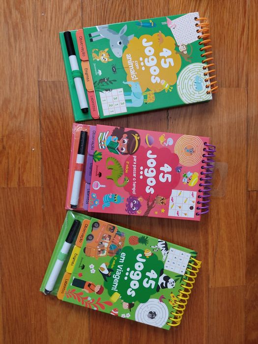 Livros de passatempos + 4 anos