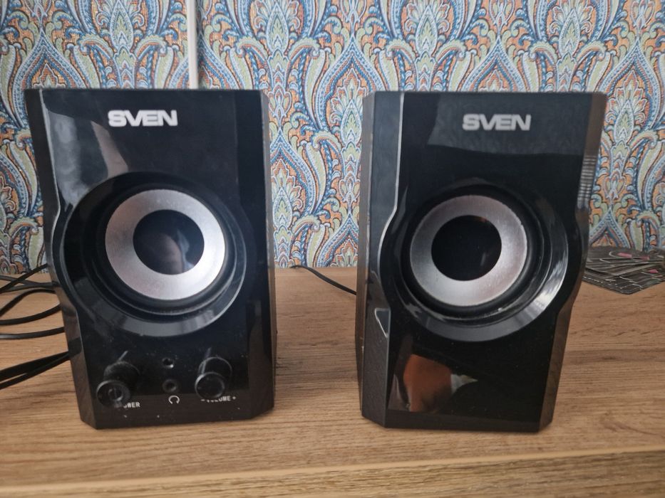 Колонки SVEN SPS-606 (2.0, дерево, 6 Вт) — робочі