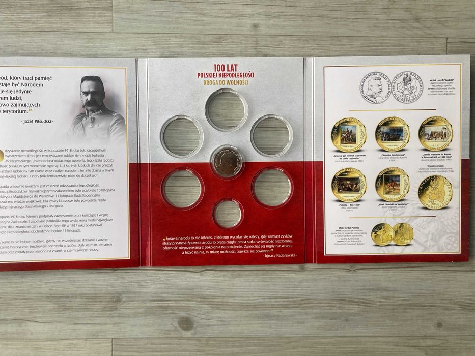 100 lat polskiej Niepodległości. Droga do wolności. Numizmat