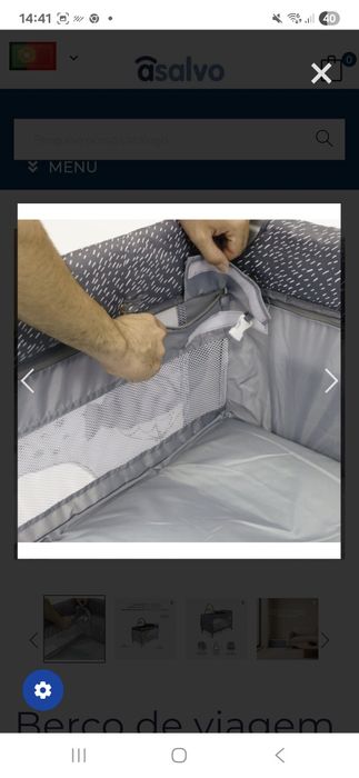 Cama de viagem ou parque para brincar