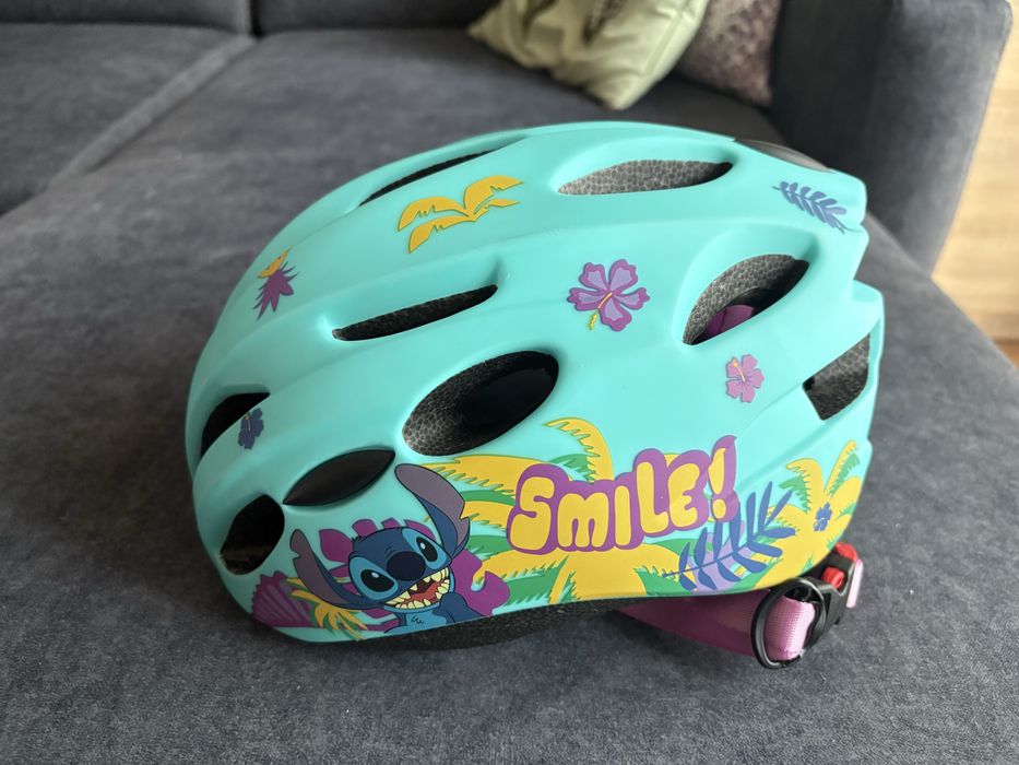 Kask rowerowy Lilo i stich 52-56 cm jak nowy
