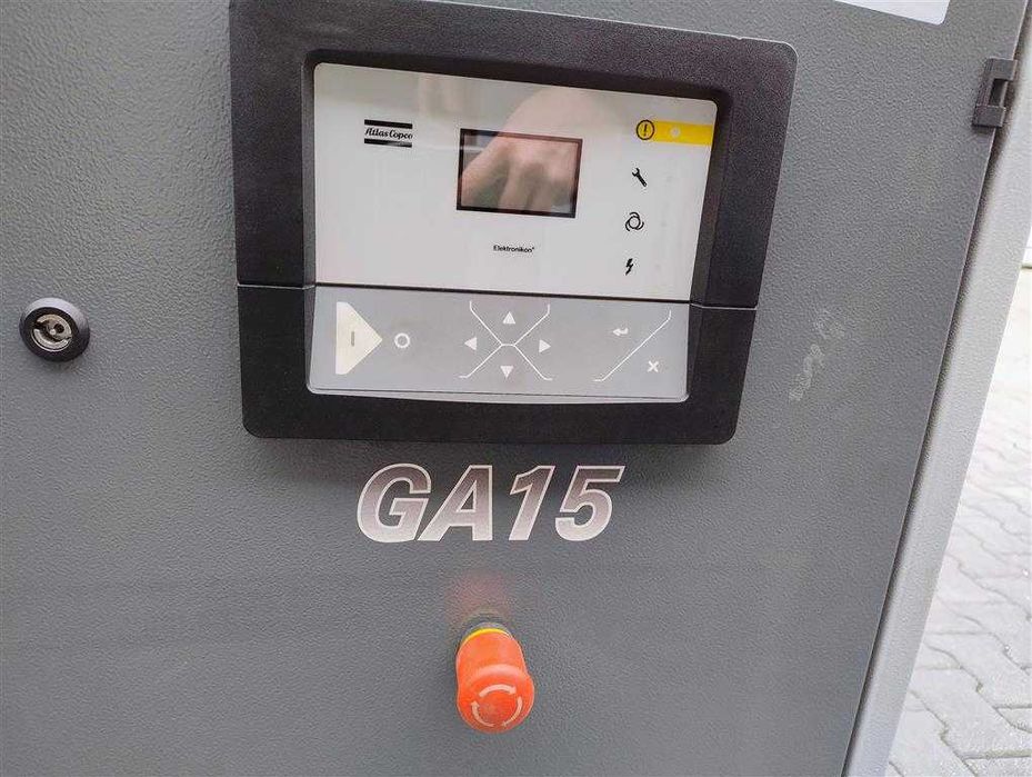 Sprężarka śrubowa ATLAS COPCO GA15, 15kW, 2.36m3/min, S015284