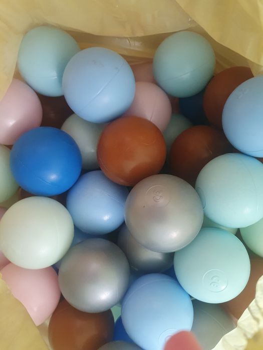 Piłki do suchego basenu pastelowe