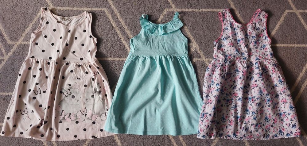 Mega paka zestaw ubrań na lato dziewczynka 98/104