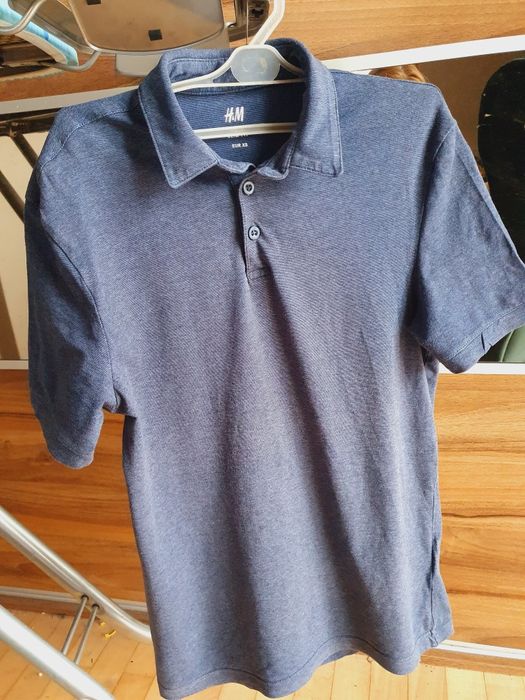 Bawełniana koszulka polo XS męska H&M