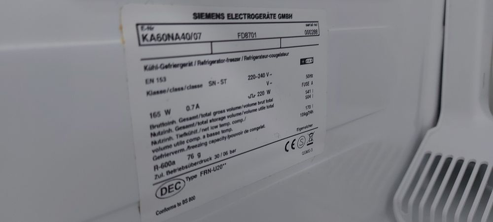 Холодильник сіменс side by side