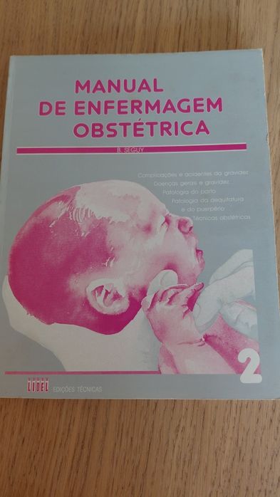 4 livros de enfermagem obstetrica e pediátricaa