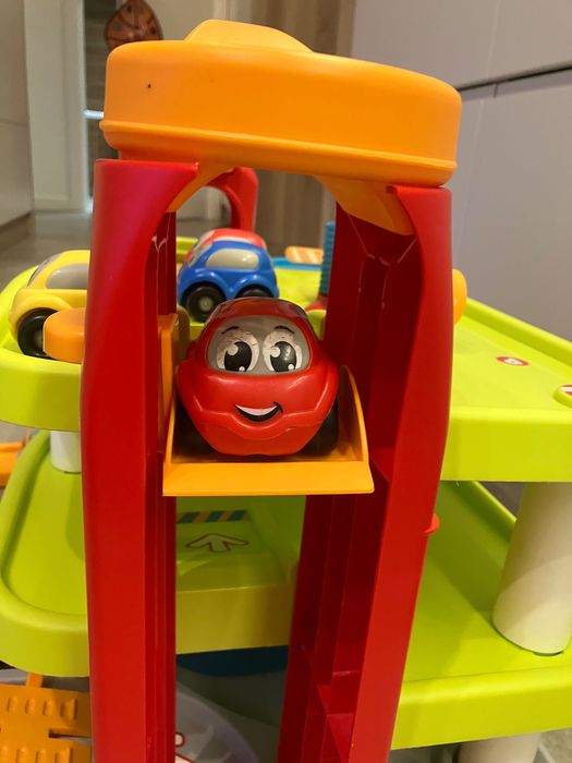 SMOBY Vroom Planet Duży Garaż Myjnia Stacja Benzynowa