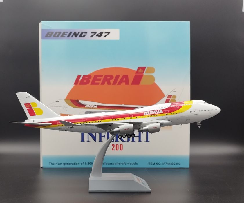 1:200  InFlight200 Model samolotu Boeing 747-400 IBERIA model die-cast