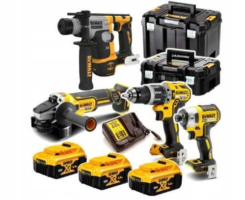 DeWalt DCK422P3T Zestaw 18V Bezszczo DCG405 DCD796 DCF887 DCH172