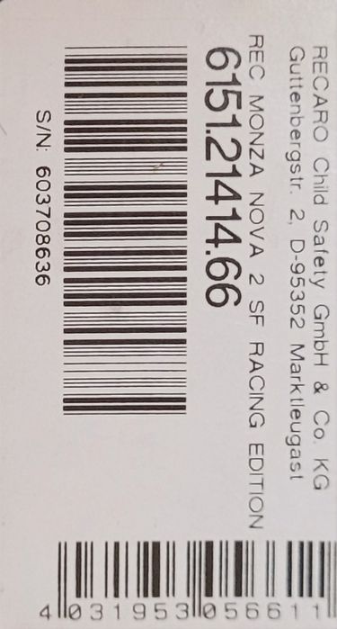 Fotelik Recaro Monza Nova 2 15-36kg