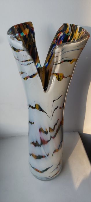 Старовинна ваза, гутне скло,