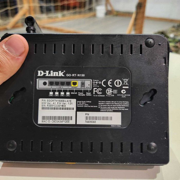 Router Wi-Fi D-Link GO-RT-N150 | BEZ ZASILACZA