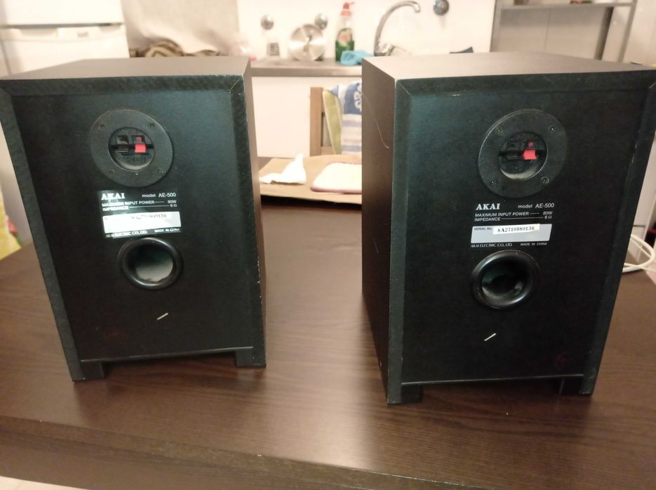 Conjunto de Duas (2) Colunas Akai AE-500 (usadas)