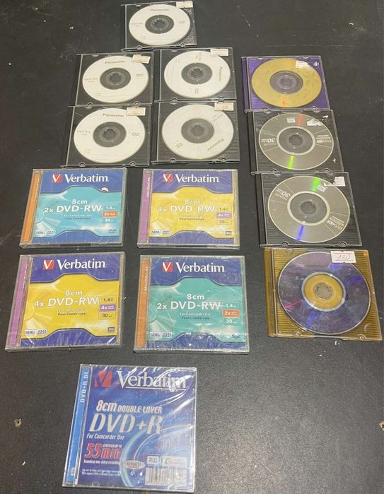 Mini dvd-r;mini dvd-rw 8 см.