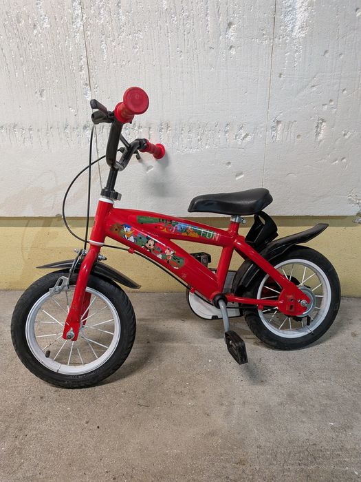 Bicicleta roda 12 Mickey