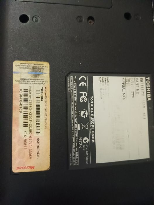 Продам ноутбук "TOSHIBA"