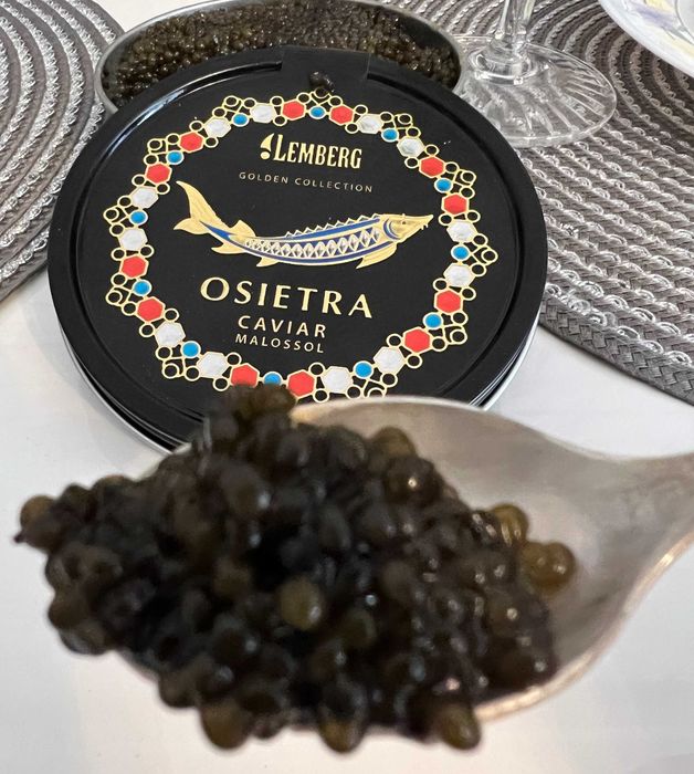 Kawior czarny prawdziwy "Osietra" firmy Lemberg  50g