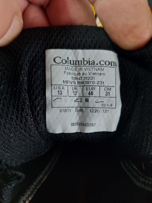 Черевики Ботинки Columbia Waterproof Hiking Boot (Розм. 44.5) Original
