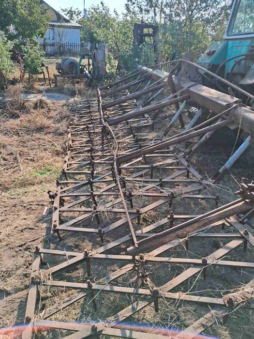 Борона зубова. Сцепка борон.