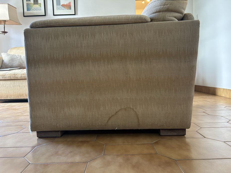 Sofá Poltrona 1 Pessoa Beige