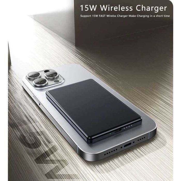 5000mAh PD20W Magnetic Magsafe 15W Power Bank.(XILECALY)