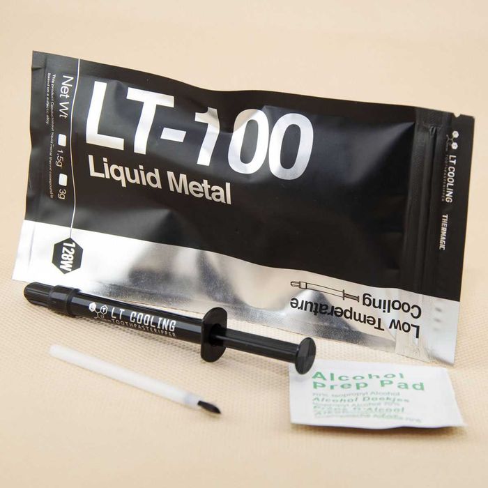 Термопаста рідкий метал TERMAGIC LT-100 / CSGR для CPU/GPU, 1–3 г